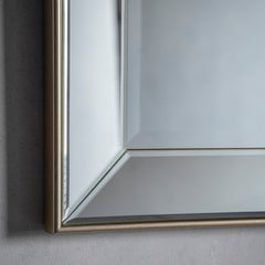 Amos Champagne gold large rectangle mirror