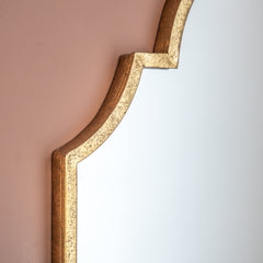 Amos Aged gold arch mirror