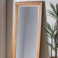 Amos Oak leaner mirror