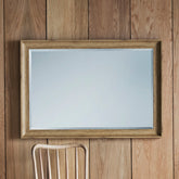 Amos Oak rectangle mirror