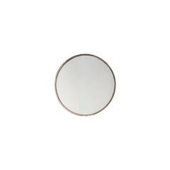 Amos Antique silver medium round mirror