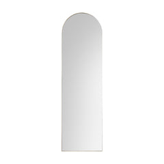 Amos Champagne gold paint arch leaner mirror