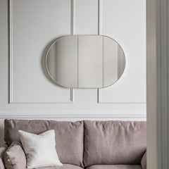 Amos Champagne gold ellipse mirror