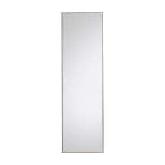 Amos Brushed bronze leaner mirror
