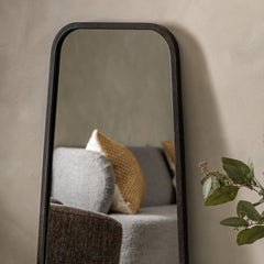 Amos Black tapered leaner mirror