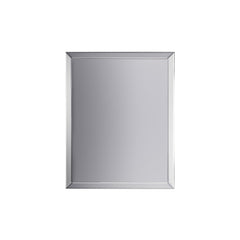 Amos Silver edged large mirror