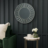Amos Mosaic round mirror