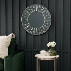Amos Mosaic round mirror