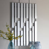 Amos Black panel mirror rectangle mirror