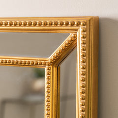 Amos Antique gold rectangular mirror