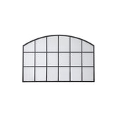 Amos Aged black window mirror