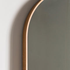 Amos Gold delicate frame ellipse mirror