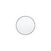 Amos Black round delicate frame mirror
