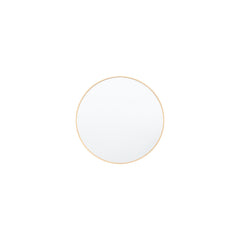 Amos Gold round delicate frame mirror