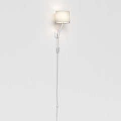 Astro Arbor Plug-In Matt White Interior Wall Light