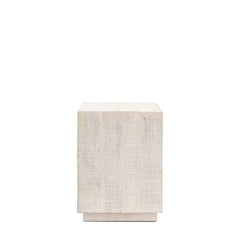 Amos Iowa Side Table Whitewash