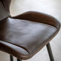 Amos Manford Stool Brown (2pk)