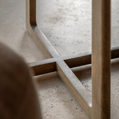 Amos Panelled Side Table