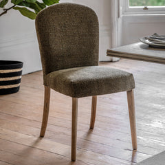 Amos Hinton Dining Chair Moss Green (2pk)