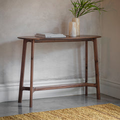 Amos Madrid Console Table Walnut