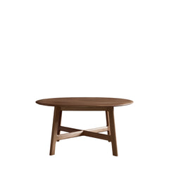 Amos Madrid Round Coffee Table Walnut