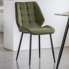 Amos Manford Dining Chair Bottle Green (2pk)