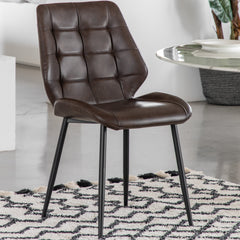 Amos Manford Dining Chair Brown (2pk)