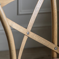 Amos Cafe Chair Natural/Rattan (2pk)