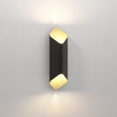 Astro Ako 420 Phase Matt Black/Gold Interior Wall Light