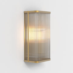 Astro Avignon Square 300 Antique Brass Interior Wall Light