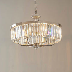 Amos Windsor Chandelier Bright Nickel