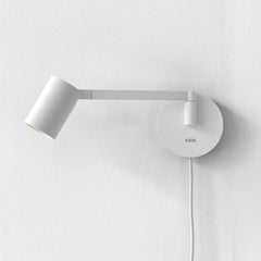 Astro Ascoli Swing Plug In Matt White Interior Reading Light