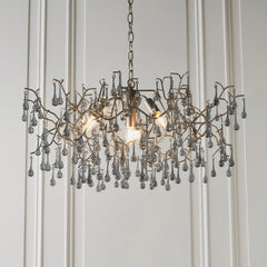 Amos Chatsworth Chandelier Aged Silver