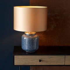 Amos Cobalt Table Lamp with Shade