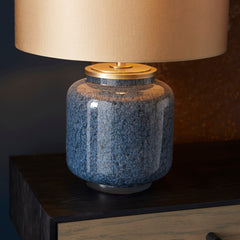 Amos Cobalt Table Lamp with Shade
