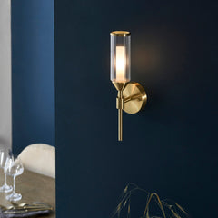 Amos Duchy Wall Light Satin Brass