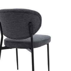 Amos Oppo Dining Chair Charcoal (2pk)