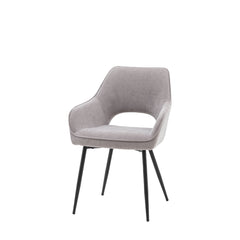 Amos Ivorra Dining Chair Grey (2pk)