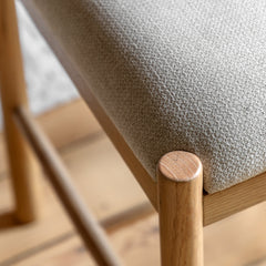 Amos Eton Upholstered Dining Chair Natural (2pk)