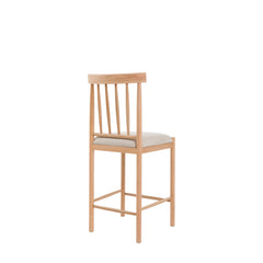 Amos Eton Upholstered Bar Stool Natural (2pk)