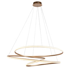 Amos Olympia B Satin Gold LED Pendant
