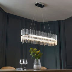 Amos Vanburgh Bar Chandelier Chrome