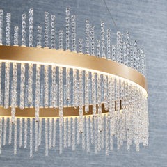 Amos Vanburgh Medium Pendant Brushed Gold