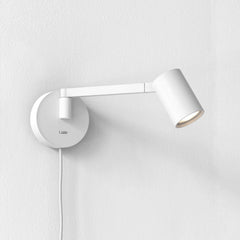 Astro Ascoli Swing Plug In Matt White Interior Reading Light