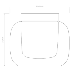 Astro Aquina Ceiling 240 Polished Chrome Bathroom Ceiling Light