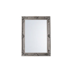 Amos Aged silver wood rectangle mirror