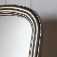 Amos Brushed brass cheval mirror