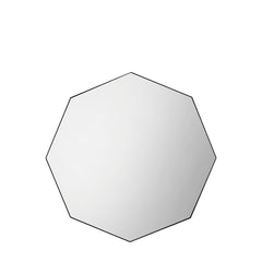 Amos Matt black octagon mirror 2