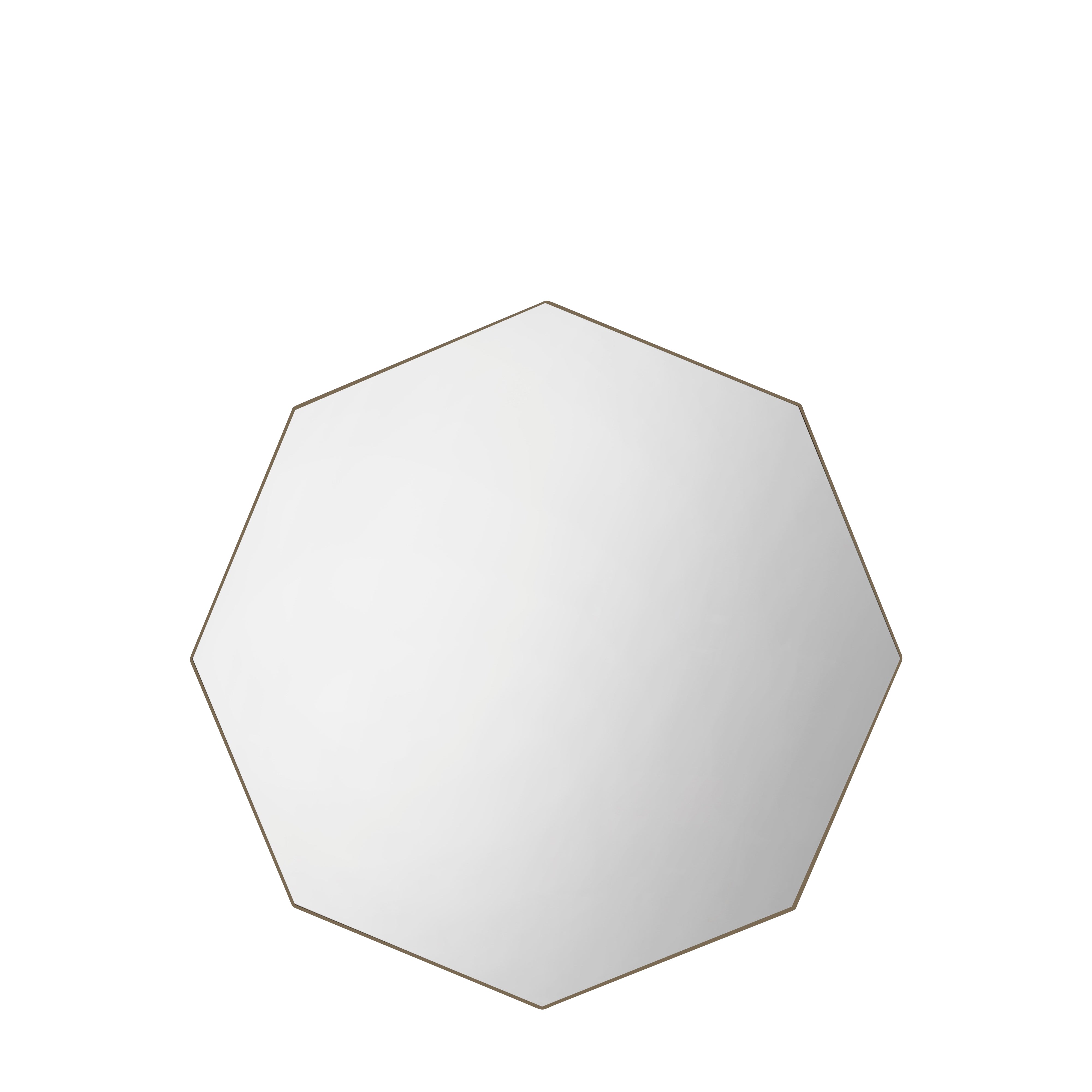 Amos Champagne gold octagon mirror