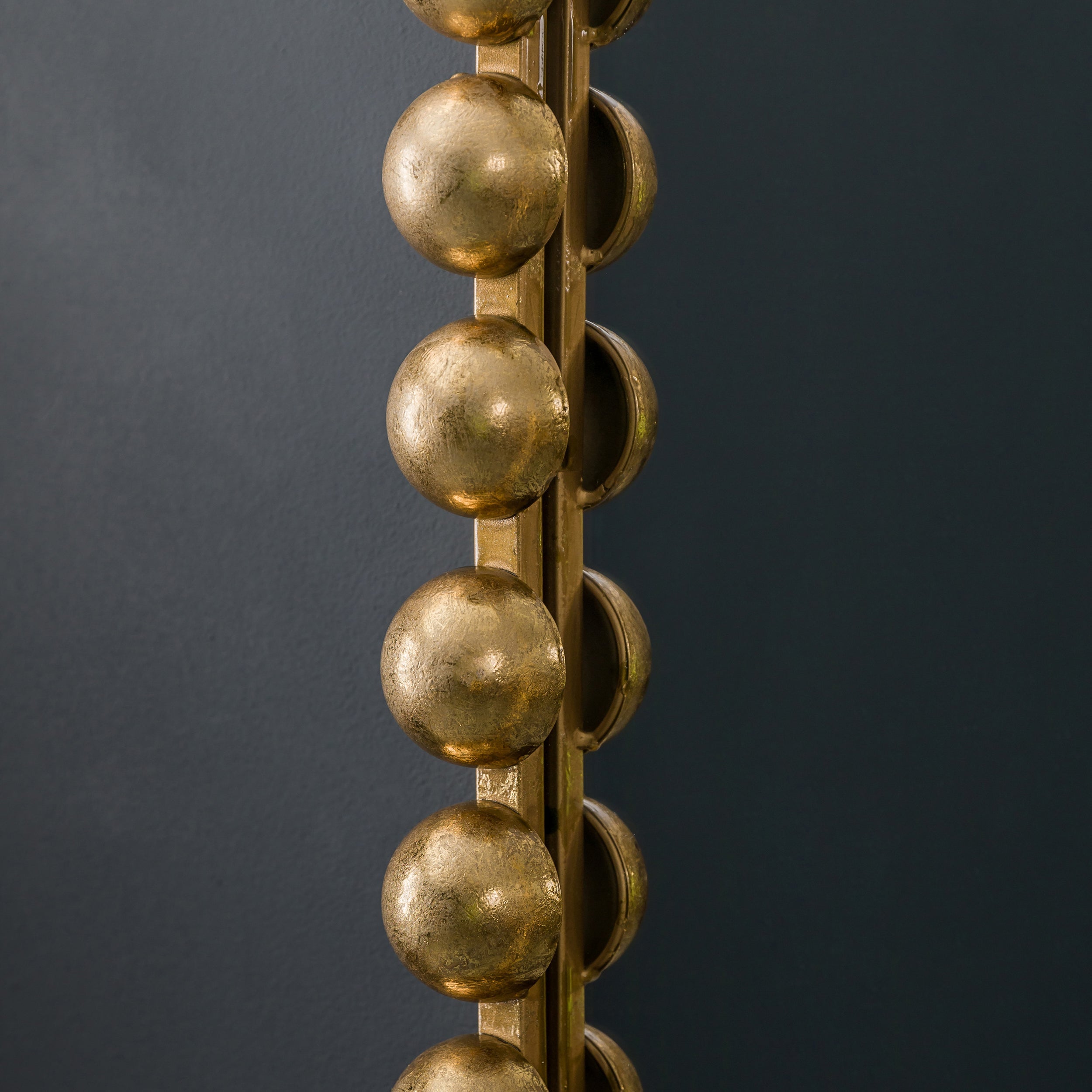 Amos Aged gold ellipse mirror